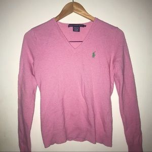 Pink Ralph Lauren Sport Sweater